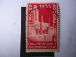 Stamps Belgium -  ExposiciÃ³n Internacional de Bruselas de 1935-Pavile de Bruselas