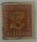 Stamps Sweden -  115 ore