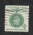 Stamps United States -  705 - Guiseppe Garibaldi