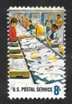 Sellos de America - Estados Unidos -  984 - Homenaje a los 700.000 trabajadores del Servicio Postal