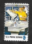 Stamps United States -  986 - Homenaje a los 700.000 trabajadores del Servicio Postal