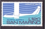 Stamps San Marino -  Vuelo a vela