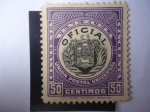 Sellos de America - Venezuela -  U.P.U -Unión Postal Universal-Escudo de Armas. Estampilla Oficial.