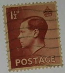 Stamps United Kingdom -  1. 1/2 d