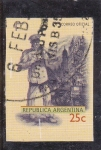 Stamps Argentina -  cartero 