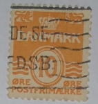 Stamps : Europe : Denmark :  Danmark 10 ore