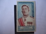 Sellos del Mundo : Asia : Laos : King Savang Vatthana (1862-1955)- Coronación.