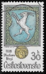 Stamps : Europe : Czechoslovakia :  Checoslovaquia-cambio