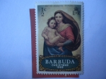 Stamps : America : Antigua_and_Barbuda :  Navidad 1969 - Madonna- Oleo de Raphael Sancio (148-1520).