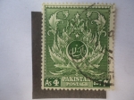 Sellos de Asia - Pakist�n -  El Acanto-Acanthus mollis - serie: Día de la Independencia - Ornamental.