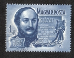Stamps Hungary -  Poetas, Mihály Vörösmarty (1800-1855)