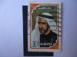 Stamps United Arab Emirates -  Sheik Rashid bin Said-jeque.