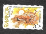 Stamps Rwanda -  1113 - 10º Anivesario del Programa de Naciones Unidas por el Medio Ambiente