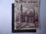 Sellos del Mundo : Asia : Turqu�a : Mesquita del Sultán hussein Kamel (1853-1917)-El Cairo-Sultán de Egipto y de Sudán  