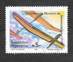 Stamps Argentina -  1653 - Campeonato Mundial de Aeromodelismo (F1A)