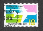 Stamps : Asia : Taiwan :  C89 - Avión