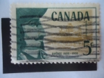 Stamps Canada -  Provincia de Quebec (1608-1958) Samuel de Champlain (1567-1635) Francés