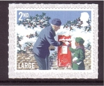 Stamps United Kingdom -  Navidad- Uso del buzón