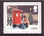 Stamps Europe - United Kingdom -  Navidad- Uso del buzón