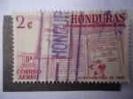 Stamps : America : Honduras :  Conmemorativo 18 de Noviembre de 1960 - Laudo Arbitral de 1906 - Premio 1906 del Rey Alfonso XIII de