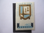 Stamps Uruguay -  Sesquicentenario de la Ciudad de Carmelo - escudo de Armas.