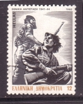 Stamps Greece -  serie- Homenaje Nacional