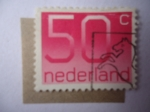 Sellos de Europa - Holanda -  Cifra - Número - Tipo Crowell