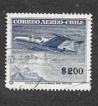 Stamps : America : Chile :  C179 - Avión