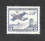 Stamps Chile -  C236 - Avión