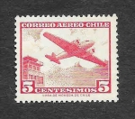 Stamps : America : Chile :  C237 - Avión