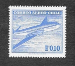 Stamps : America : Chile :  C238 - Avión