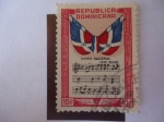 Stamps Dominican Republic -  Himno Nacional - José Reyes Siamas (1835-1905) Compositor y músico.