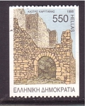 Stamps Greece -  serie- Castillos