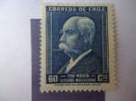 Stamps Chile -  Benjamín Vicuña Mackenna (1831-1886) Político.