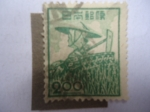 Stamps Japan -  Mujer Campesina.