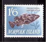 Stamps Australia -  Promicrops lanceolatus
