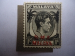 Stamps Malaysia -  Colonias del Estrecho - King, George VI - Serie:1937/41
