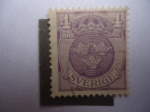 Stamps : Europe : Sweden :  Escudo - Pequeño Escudo de Armas
