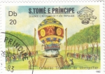Stamps S�o Tom� and Pr�ncipe -  DIRIGIBLE SEGUNDO CENTENARIO DEL 1º VUELO TRIPULADO 