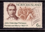 Stamps Australia -  Centenario muerte de B. Patteson