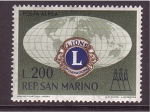 Sellos de Europa - San Marino -  Fundación Lions Club- Emblema