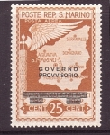 Sellos de Europa - San Marino -  Gobierno Provisional
