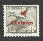 Sellos de America - Chile -  C145 - Avión
