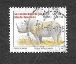 Sellos del Mundo : Africa : Sudfrica : 856 - Rinoceronte Negro