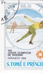 Stamps So Tom and Prncipe -  OLIMPIADA SARAJEVO'84