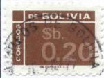 Sellos de America - Bolivia -  Cifras