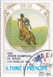 Sellos de Africa - Santo Tom� y Principe -  OLIMPIADA DE VERANO LOS ANGELES'84