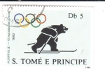 Stamps S�o Tom� and Pr�ncipe -  OLIMPIADA DE INVIERNO ALBERTVILLE'92
