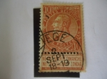 Stamps Belgium -  Rey Leopoldo II de Bélgica (1837-1921) - Leopoldo de Sajonia-Coburgo-gotha y Borbón Orleans.
