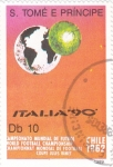 Sellos de Africa - Santo Tom� y Principe -  CAMPEONATO MUNDIAL ITALIA'90